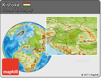 Physical Location Map of Kistőke