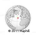 Outline Map of the Area around 46° 51' 18" N, 25° 25' 29" W, rectangular outline