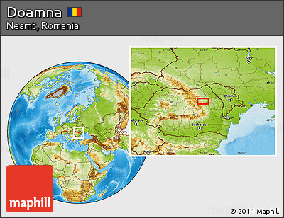 Physical Location Map of Doamna
