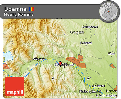 Physical Map of Doamna