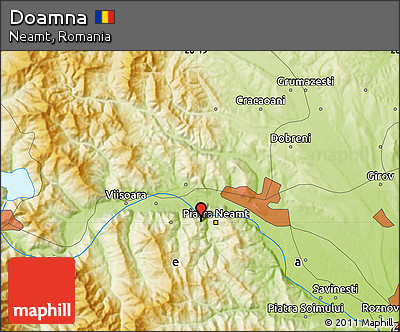 Physical Map of Doamna