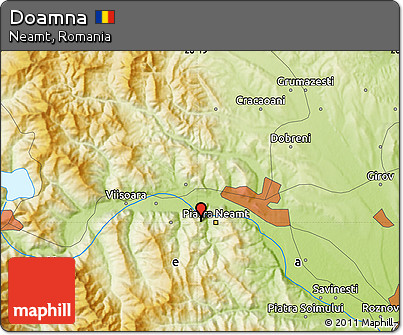 Physical Map of Doamna