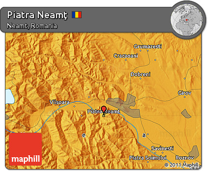 Political Map of Piatra Neamţ