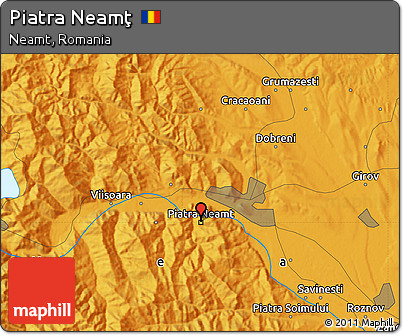 Political Map of Piatra Neamţ