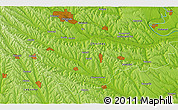Physical 3D Map of Balmaz