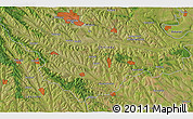 Satellite 3D Map of Balmaz