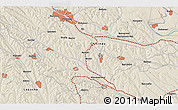 Shaded Relief 3D Map of Rîşcani