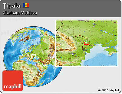 Physical Location Map of Ţipala
