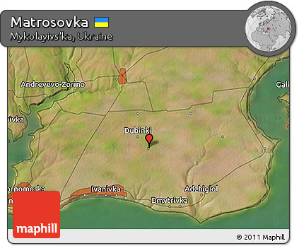 Satellite 3D Map of Matrosovka