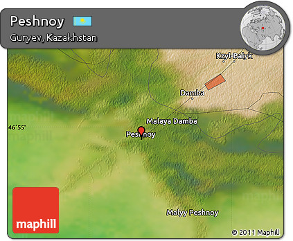 Satellite Map of Peshnoy