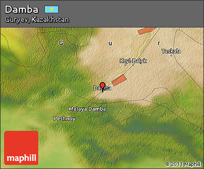 Satellite Map of Damba