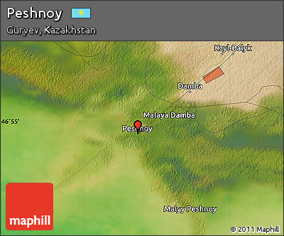 Satellite Map of Peshnoy