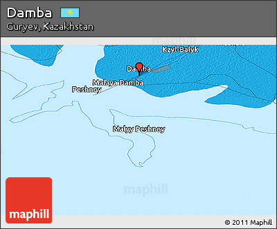 Political Panoramic Map of Damba