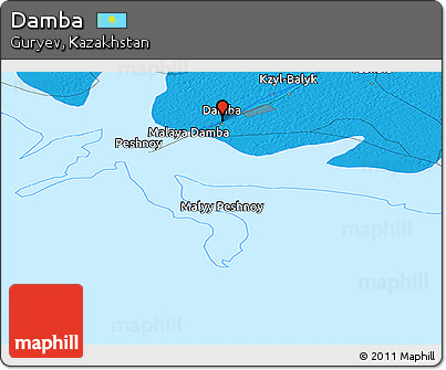 Political Panoramic Map of Damba