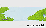 Physical Panoramic Map of Coleman
