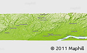 Physical Panoramic Map of Saint-Marc-des-Carrières