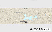 Shaded Relief Panoramic Map of the area around 46° 51' 18" N, 73° 52' 30" W