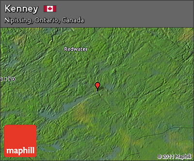 Satellite 3D Map of Kenney