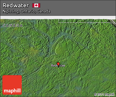 Satellite 3D Map of Redwater