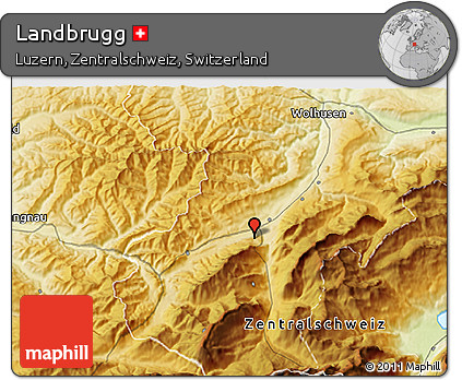 Physical 3D Map of Landbrugg