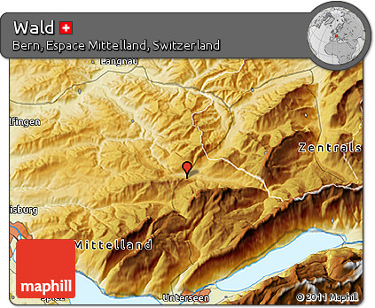 Physical 3D Map of Wald