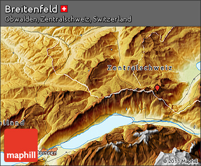 Physical 3D Map of Breitenfeld