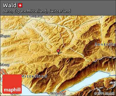 Physical 3D Map of Wald