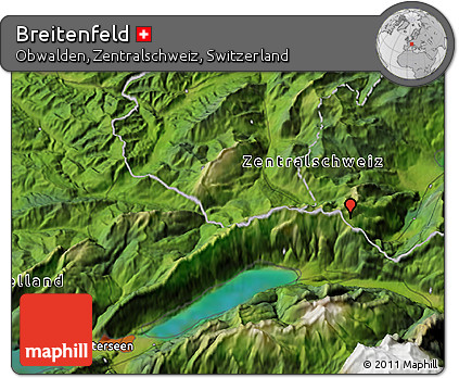 Satellite 3D Map of Breitenfeld