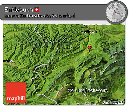 Satellite 3D Map of Entlebuch