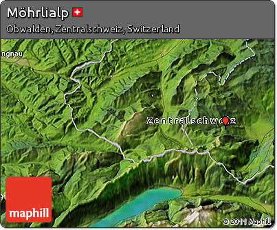 Satellite 3D Map of Möhrlialp