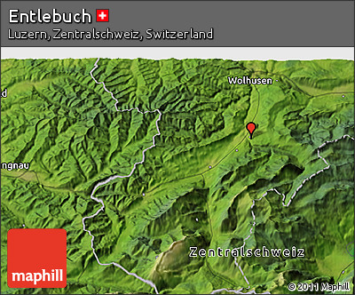 Satellite 3D Map of Entlebuch