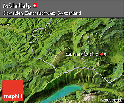 Satellite 3D Map of Möhrlialp