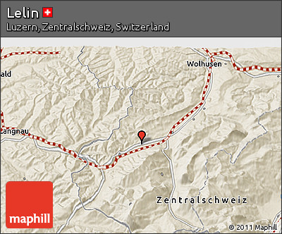 Shaded Relief 3D Map of Lelin