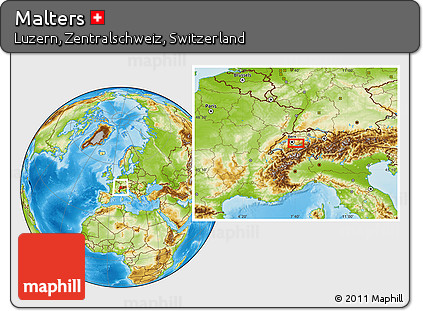 Physical Location Map of Malters