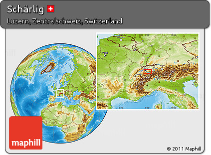 Physical Location Map of Schärlig