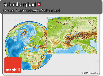 Physical Location Map of Schimbergbad