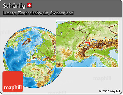 Physical Location Map of Schärlig