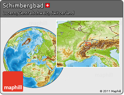 Physical Location Map of Schimbergbad