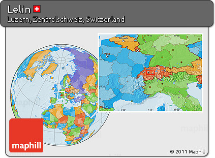 Political Location Map of Lelin