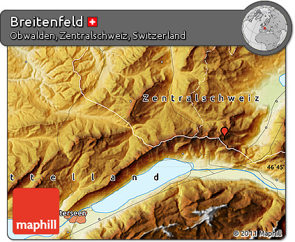 Physical Map of Breitenfeld