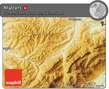 Physical Map of Malters