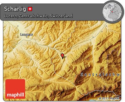 Physical Map of Schärlig