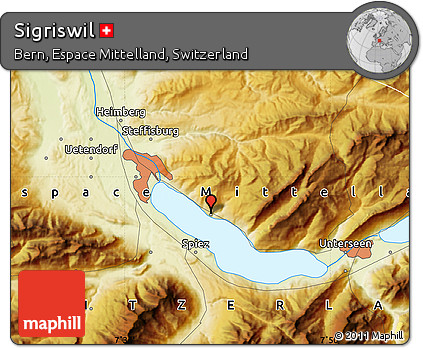 Physical Map of Sigriswil