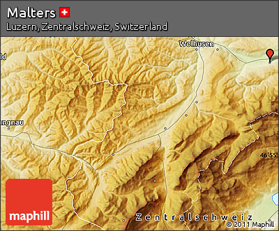 Physical Map of Malters