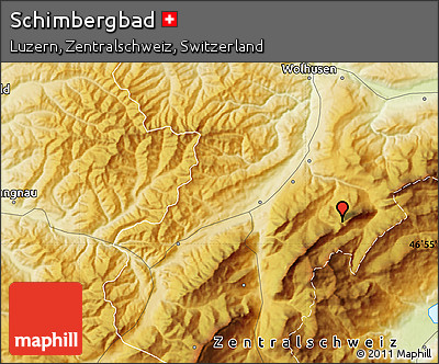 Physical Map of Schimbergbad