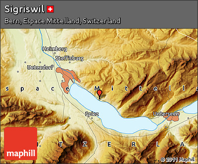 Physical Map of Sigriswil