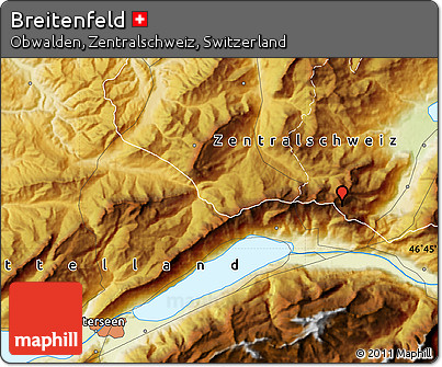 Physical Map of Breitenfeld