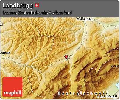 Physical Map of Landbrugg