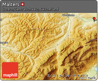 Physical Map of Malters