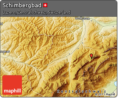 Physical Map of Schimbergbad